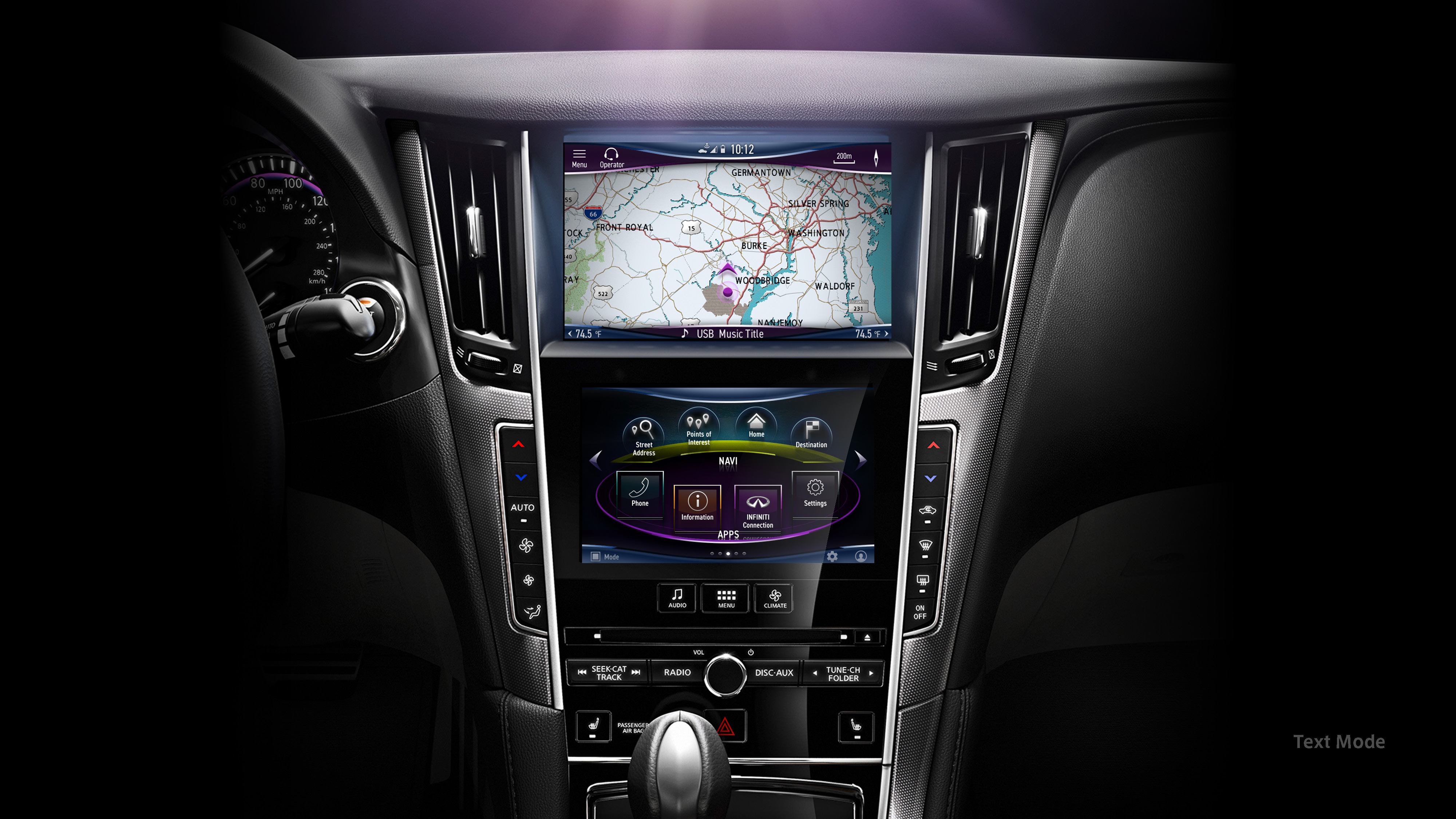 INFINITI UI detail 2