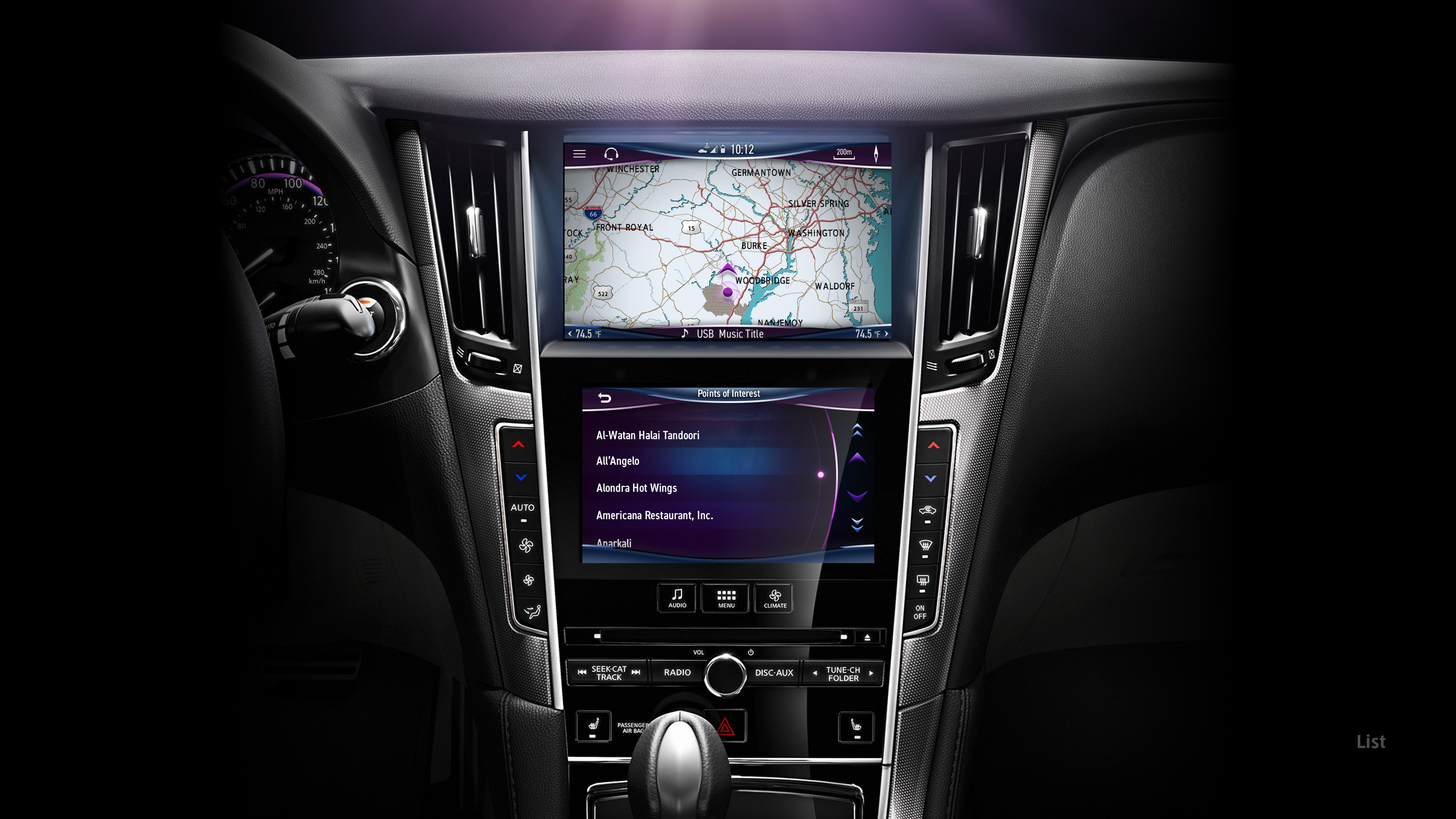 INFINITI UI detail 3